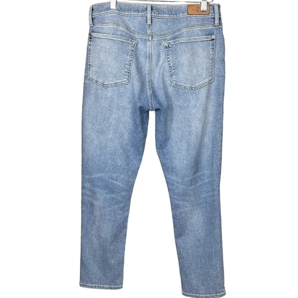 7 for All ManKind Luxe Vintage Josefina Boyfriend Distressed Jeans in Floral